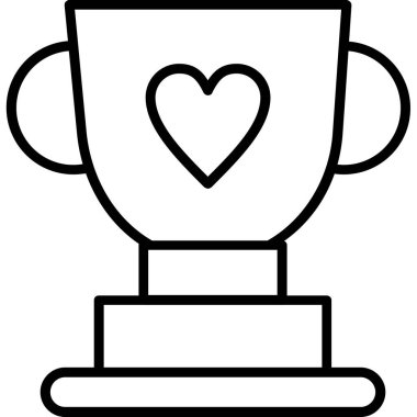 kalp kapağı ödül simgesi ana hatlarıyla