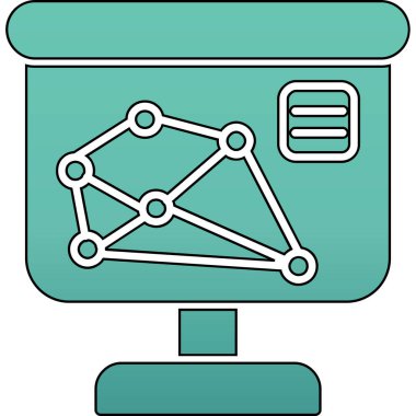 ağ simgesi, vektör illüstrasyonu