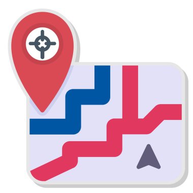 harita pin vektör simgesi