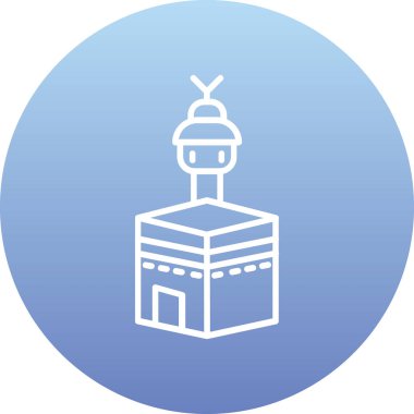 Cami. Web simgesi basit tasarım