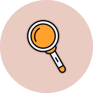 Arama simgesi vektör illüstrasyonu