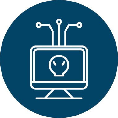 Modern simgenin vektör illüstrasyonu