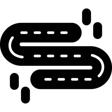 Kablo. Web simgesi basit tasarım