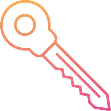 anahtar simgesi, vektör illüstrasyonu