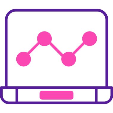 Bilgisayar. Web simgesi basit illüstrasyon