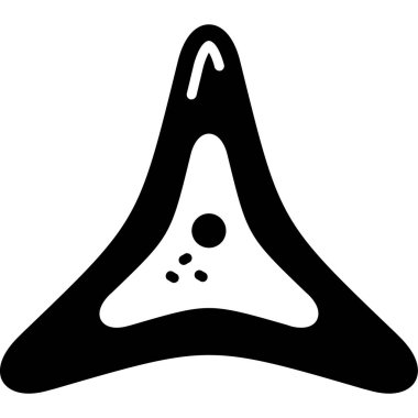 Bir insanın siyah beyaz arkaplanının vektör çizimi