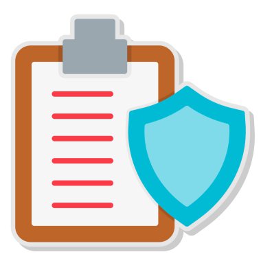 belge dosya simgesi vektör illüstrasyonu