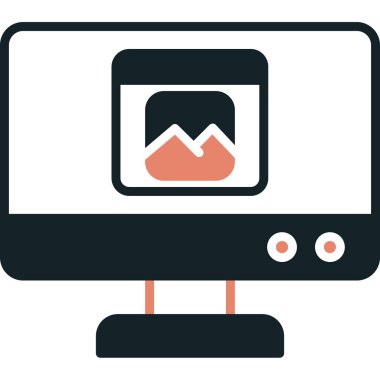 video simgesi, vektör illüstrasyonu