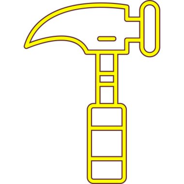 Çizgi film baltasının vektör çizimi