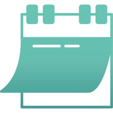 Takvim simgesi. Web için takvim vektör simgelerinin özet çizimi