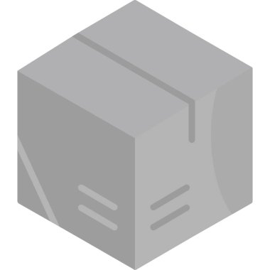 küp kutu simgesi. vektör illüstrasyonu