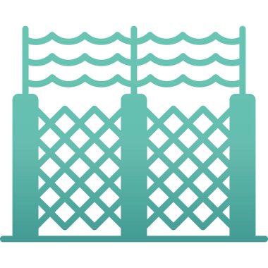 Köprü simgesi vektör illüstrasyonu