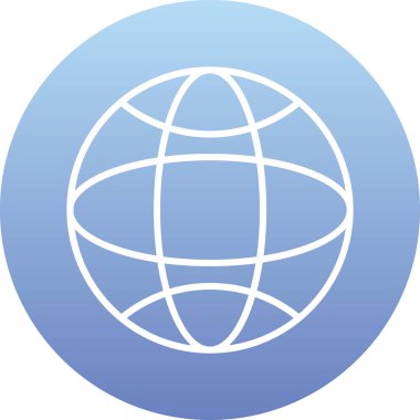 küresel ağ. Basit resimleme