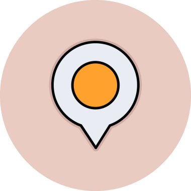 konum haritası pin simgesi