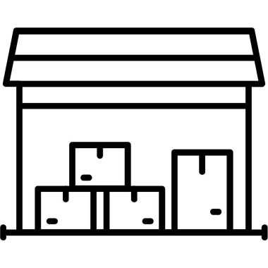 Mağaza. Web simgesi basit tasarım