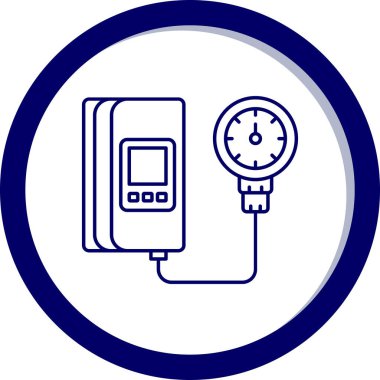 Modern bir simgenin vektör illüstrasyonu