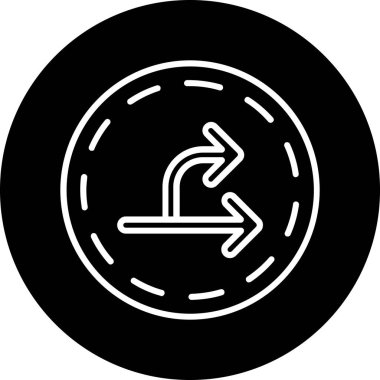 ok simgesi vektör illüstrasyonu