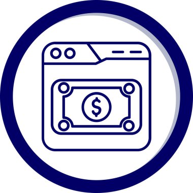 Doları banknot kutsal kişilerin resmi, vektör çizim