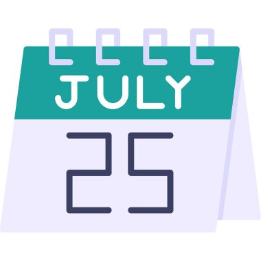 Takvim simgesi, vektör çizimi