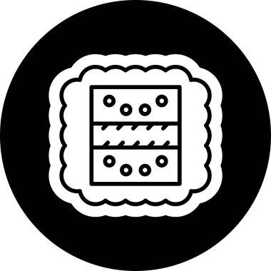 Gıda simgesinin vektör illüstrasyonu