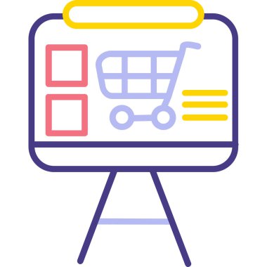 online shop. web icon simple design