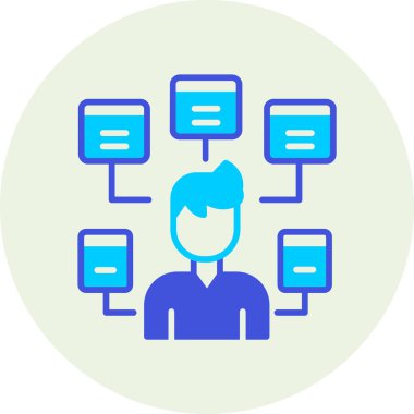 iş simgesi vektör illüstrasyonu