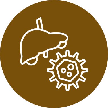 Modern simgenin vektör illüstrasyonu