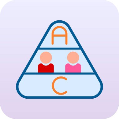 Bir b simgesinin vektör illüstrasyonu