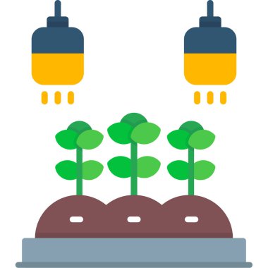 Bir ağaç simgesinin vektör illüstrasyonu