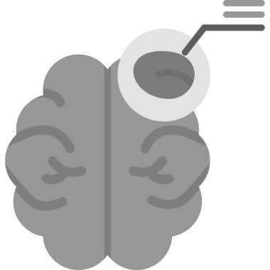 Büyük bir fikri olan beyin.