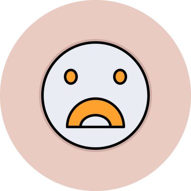 emoji simgesi vektör illüstrasyonu