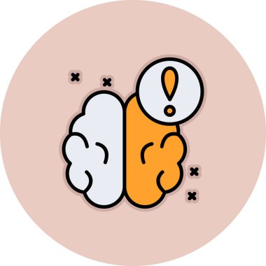 Bir bulutun çizgi film etiketinin vektör çizimi