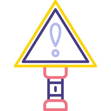 Yol tabelası. Basit resimleme