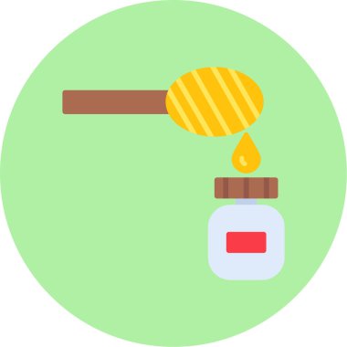 Tatlım. Web simgesi basit illüstrasyon