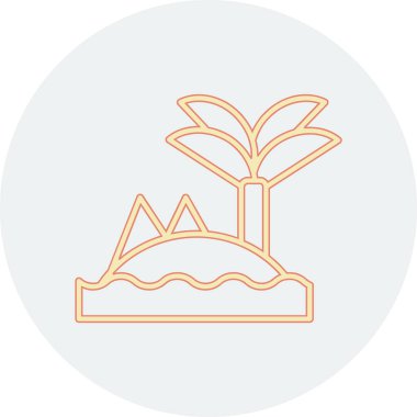 Vektör Ağacı Simgesi illüstrasyonu