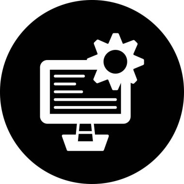 seo modern simgesinin vektör illüstrasyonu