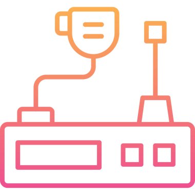 Modern b 'nin vektör illüstrasyonu eksik simgesi