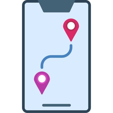 konum haritası simgesi simgesi