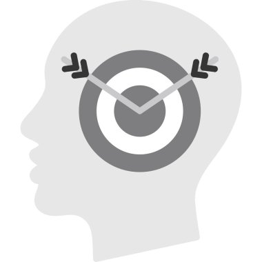 Kafasında saat olan insan beyni.