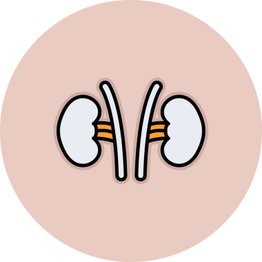 Çizgi film simgesinin vektör illüstrasyonu