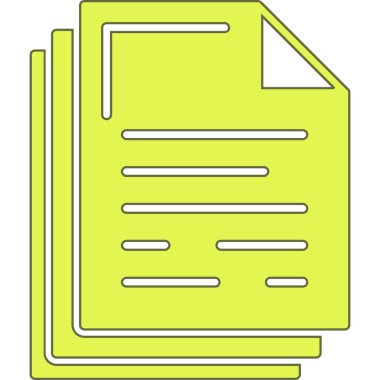 dosya belgesi. Basit tasarım