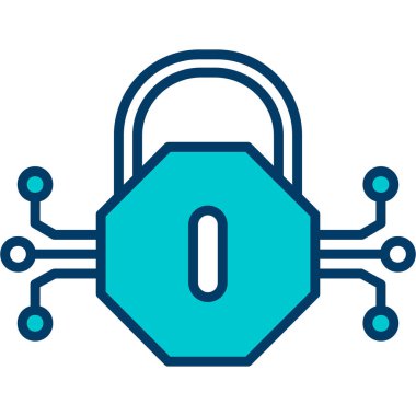 ikon vektör illüstrasyonunu kilitle