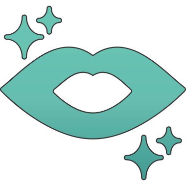 Modern simgenin vektör illüstrasyonu