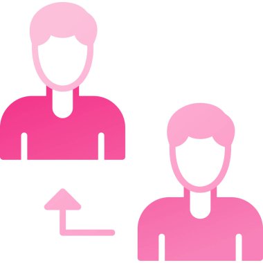 İnsan simgesinin vektör illüstrasyonu