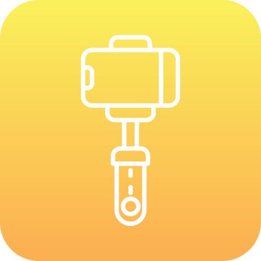 Kamera simgesi. Web tasarımı için kamera kamera vektör simgesinin düz çizimi