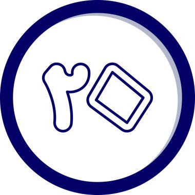 Gıda simgesinin vektör illüstrasyonu