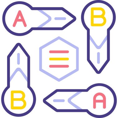 seo modern simgesinin vektör illüstrasyonu