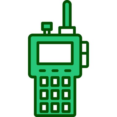 Telefonunuz var. Web simgesi basit illüstrasyon