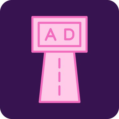 Modern simgenin vektör illüstrasyonu