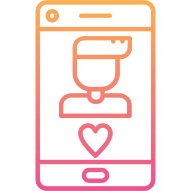 Kahve fincanı simgesinin vektör çizimi